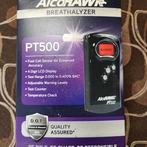 Alcohawk pt 500,breathalyzer new in box